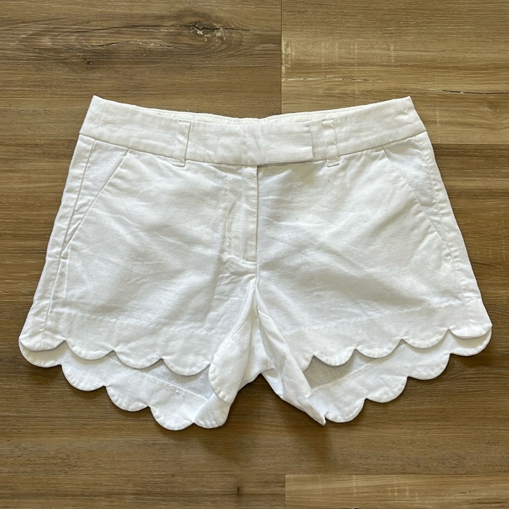 J CREW SCALLOPED SHORTS